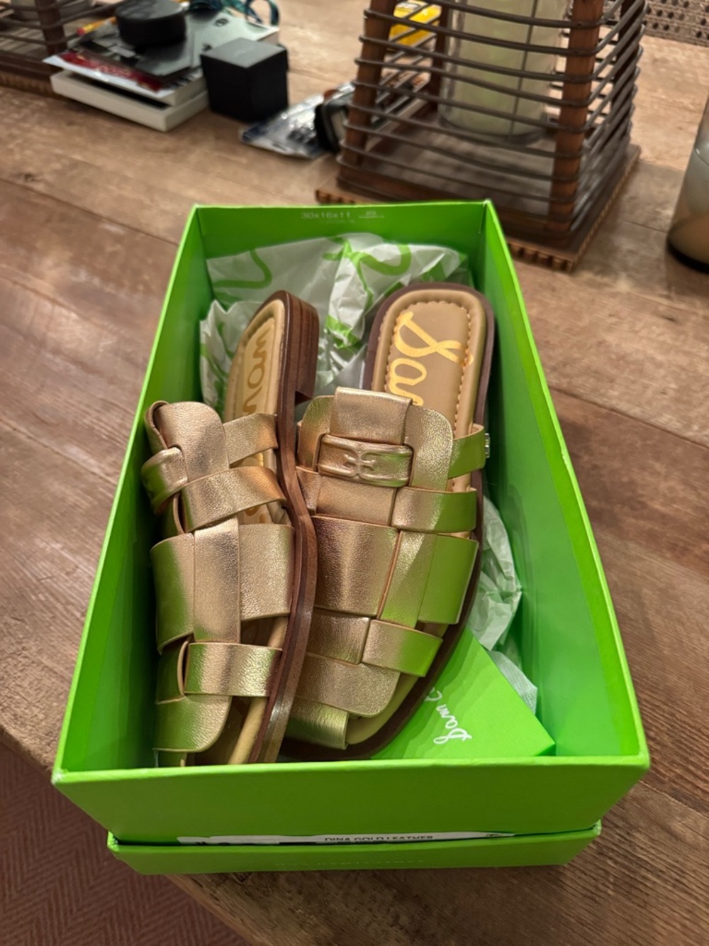 New in box Sam Edelman Dina Fisherman Slide sz 6.5
